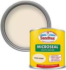 Image of SANDTEX MASONRY PAINT ULTRA SMOOTH QUALITY WATERPROOF ALL COLOURS 150ML 1L 2.5L