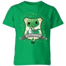 Image of Harry Potter Slytherin Kids' T-Shirt - Kelly Green Kids Size 11-12