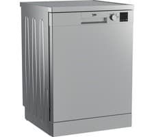 Image of BEKO DVN04X20S Full-size Dishwasher - Silver - REFURB-C
