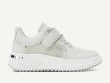 Image of DKNY Women's Trainers Loami Off White(Bone) Lace Up Sneakers - Size UK 5.5