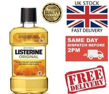 Image of Buy 2 Get 1 Free 250ml LISTERINE Original Mouthwash Prevent Gum Problems, Plaque