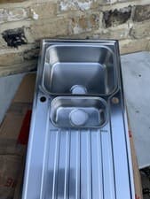 Image of Franke Ascona 1.5 Bowl Stainless Steel Inset Sink 1000mm x 510mm (sink only)A