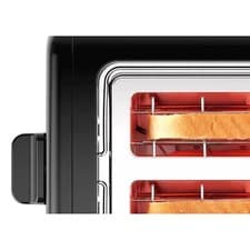 Image of Bosch DesignLine TAT3P423GB Compact Toaster - Black