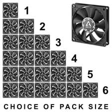Image of Arctic P8 Slim PWM PST 80mm Low Profile Case Fan 300-3000 RPM 4-Pin Pack
