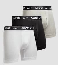 Image of Nike Boxer Men's Cotton Stretch Underwear 3-Pack Grey/White/Black Large