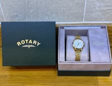 Image of Rotary Ladies Watch with Stainless Steel Strap & Deployment Clasp LB08013/01