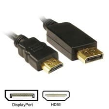 Image of 1.8M Xclio DisplayPort 1.2b (Male) to HDMI2.0b (Male) Cable 4K@30Hz + Resolution