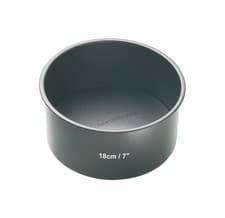 Image of MasterClass Carbon Steel 18cm Loose Base Deep Cake Pan with Non-stick Coating