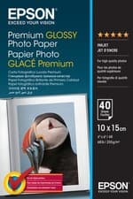 Image of Epson Premium Glossy Photo Paper 10x15cm 40 Sheets - (C13S042153)