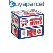 Image of Faithfull Aluminium Rivets 3.2 x 13mm Long Bulk Pack of 1000 FAIAR3L1000