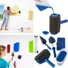 Image of Paint Runner Pro Roller 8Pcs Brush Set Room Painting Wall Handle Decorating Home