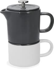 Image of La Cafetière Barcelona Cool Grey Ceramic 400ml Coffee for One