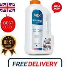 Image of Vax Spot Washer Cleaning Solution For Rugs, Upholstery & Carpets Spotwash 1L