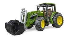 Image of Bruder 6920 John Deere Frontloader Toy Kids Tractor 'SUPER-PRO Series 1:16 Scale