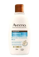 Image of Aveeno Scalp Soothing Haircare Smoothing Shampoo, Rosewater & Chamomile 300ml
