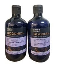 Image of Baylis & Harding Goodness Lavender & Bergamot Bath Soak Pack Of 2 500ml Each