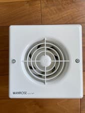 Image of Manrose QF100T 5W Quiet Bathroom Axial Extractor Fan with Timer