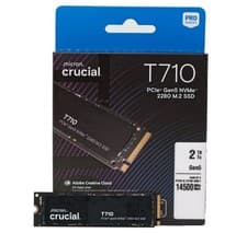 Image of Crucial T710 2TB SSD NVMe M.2 PCIe 5.0 X4 Gen5 New and Sealed / Free shipping
