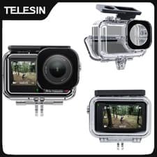 Image of TELESIN 45M Waterproof Case for DJI OSMO Action 3/4 Pro - Underwater Housing