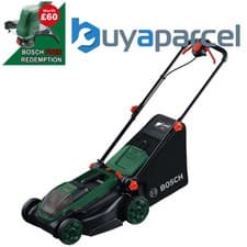 Image of Bosch Rotak 18V2-38 Twin 18v 36v Cordless Lawnmower Lawn Mower 32cm Bare Unit