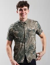 Image of Mens Barbour Cornwall Summer Shirt Olive Large - FREE SHIPPING - BNWT