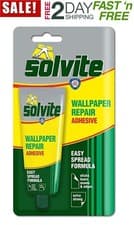 Image of Solvite Wallpaper Repair Adhesive Tube Ref 1574678, 56 g