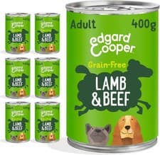 Image of Edgard Cooper | Wet Dog Food in Gravy | Grain-Free Lamb & Beef | 6 x 400g