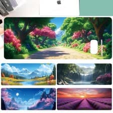 Image of Large Keyboard Leather Gaming Mouse Mat Pad Office Computer Desk Laptop Mat
