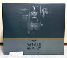Image of Hot Toys MMS234 The Dark Knight Batman Armory with Batman Figure 1/6 Scale New