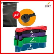 Image of Resistance Bands Pull Up Heavy Duty Set Assisted Exercise Tube Home Gym Fitness