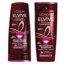 Image of L'Oreal Elvive Full Resist Anti Breakage Shampoo Conditioner 300ml - TWIN PACK