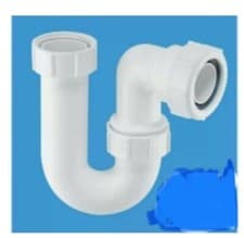 Image of McALPINE SA10 - P WASTE TRAP 32MM (1.25 INCH) FOR BASINS