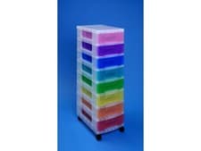 Image of Really Useful Box Storage Tower 8 x 7 Litre Rainbow Drawers - New + 24h Del