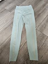 Image of NEW Women's Nike Yoga Luxe High Rise Training Leggings Scalloped Small AB