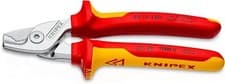 Image of Knipex 95 16 160 VDE Insulated StepCut Cable Cutters Cutting Shears 160mm