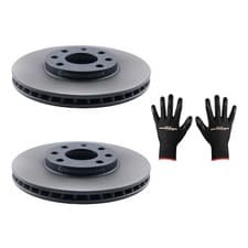 Image of Front Brake Discs Left + Right for Opel Astra G F70 T98 98-2005 90497879 41.1mm