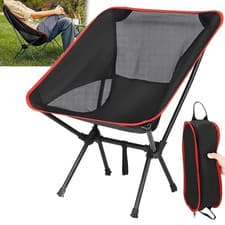 Image of Folding Camping Chairs High Back outdoor Chair Outdoor Portable Fishing Chair