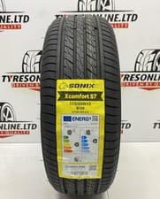Image of 1 X 175 60 15 SONIX 175/60R15 81H BRAND NEW C & B RATED M+S TYRE 1756015