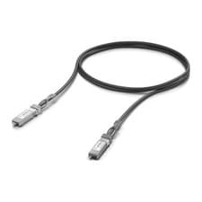 Image of 1m Ubiquiti UniFi SFP28 Passive Direct Attach Cable, 25Gbps, PVC, Black