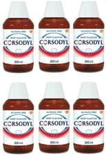 Image of Corsodyl Alcohol Free Antibacterial Mouthwash 300ml mint flavour 6 Pack