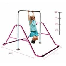 Image of Kids Jungle Gym: Monkey Bar, Horizontal Kip Bar, Adjustable Tower