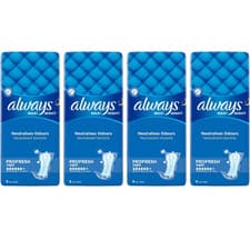 Image of Always Maxi Night Pads 9 Sanitary Towels - Pack of 4