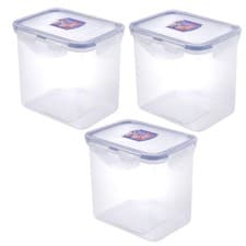 Image of LocknLock Airtight Food Storage container BPA Free Four-Sided lock 850ml 3Pack
