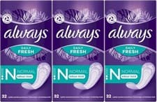 Image of 96 x Always Dailies Normal Fresh & Protect Odour Neutralising Pantyliners Pad