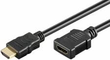 Image of 0.5m 50cm HDMI Extension Cable Male to Female 4K High Speed with Ethernet HD 3D