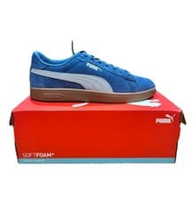 Image of Puma Smash 3.0 Men’s Trainers Dark Indigo Grey Gum Retro Shoes UK9 BNIB