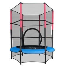 Image of GALACTICA Trampoline 55" 4.5FT Junior With Enclosure Safety Net Kids Activity