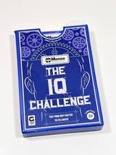 Image of Mensa The IQ Challenge Card Pack 50 Test Your Grey Matter - Unused