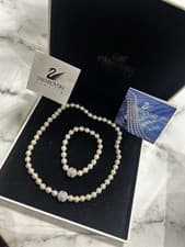 Image of Swarovski Crystal Pearl Necklace