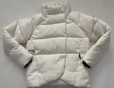 Image of ADIDAS BIG BAFFLE DOWN WINTER JACKET NYLON WHITE WOMEN GT6542 - S  - UK 8-10